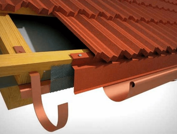 Карнизная планка для металлочерепицы