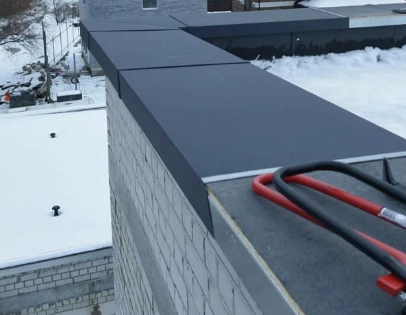 Крышка парапета из листового металла