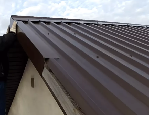 Монтаж торцевой планки